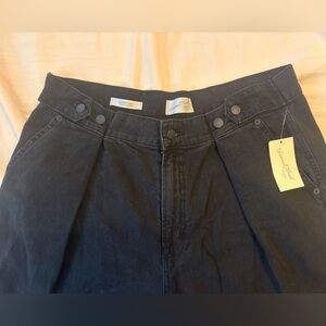 Target Universal Thread Women’s Black Wide Leg Adjustable Trouser Jean Pant